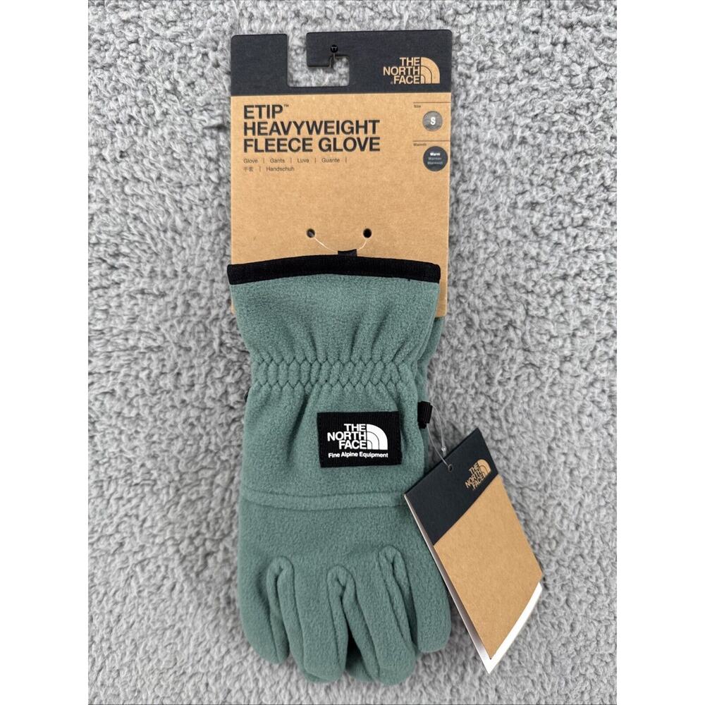 The North Face Etip Heavyweight Teal Fleece Gloves Men / Women / Unisex Sz Small